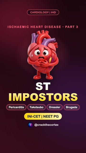 ST Elevation Look-alikes, Pericarditis & Takotsubo